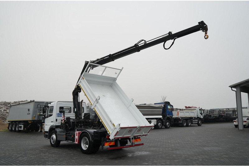 Mercedes-Benz ATEGO 1218 / 4x2 / WYWROTKA + HDS HIAB 0088 BS-3 / PILOT /MANU - Tipper, Crane truck: picture 3 Mercedes-Benz ATEGO 1218 / 4x2 / WYWROTKA + HDS HIAB 0088 BS-3 / PILOT /MANU - Tipper, Crane truck: picture 3