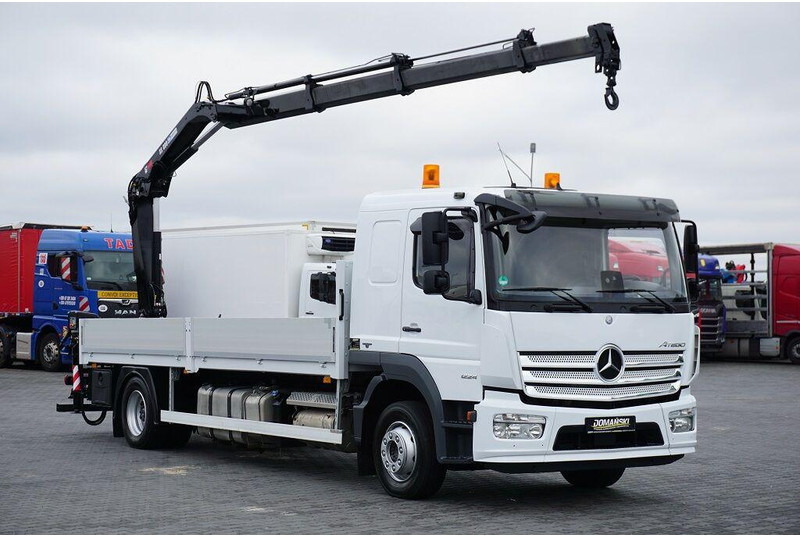 Mercedes-Benz ATEGO / 1224 / ACC / SKRZYNIOWY + HDS / HIAB 099 B - 3 DUO - Dropside/ Flatbed truck, Crane truck: picture 1 Mercedes-Benz ATEGO / 1224 / ACC / SKRZYNIOWY + HDS / HIAB 099 B - 3 DUO - Dropside/ Flatbed truck, Crane truck: picture 1