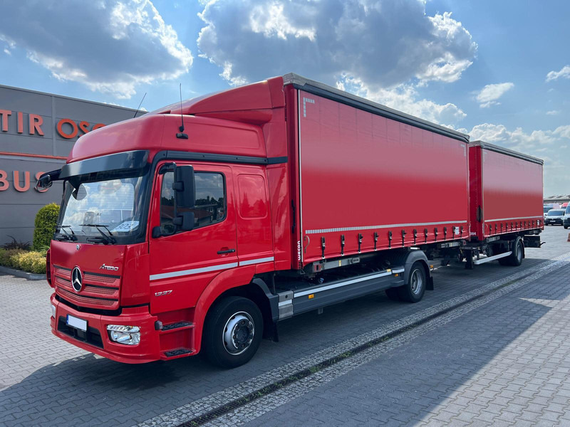 Mercedes-Benz ATEGO 1227 BDF WECHSELFAHRGESTELL CURTAIN PLANE TRAILER 1.HAND - Curtainsider truck: picture 2 Mercedes-Benz ATEGO 1227 BDF WECHSELFAHRGESTELL CURTAIN PLANE TRAILER 1.HAND - Curtainsider truck: picture 2