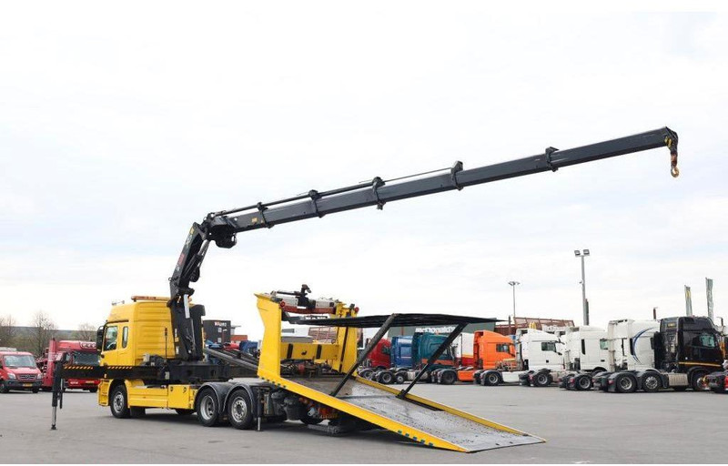 Mercedes-Benz Actros 2532 Vehicle transporter + crane Hiab 477EP-5 HiPro 6x2 - Autotransporter truck: picture 4 Mercedes-Benz Actros 2532 Vehicle transporter + crane Hiab 477EP-5 HiPro 6x2 - Autotransporter truck: picture 4