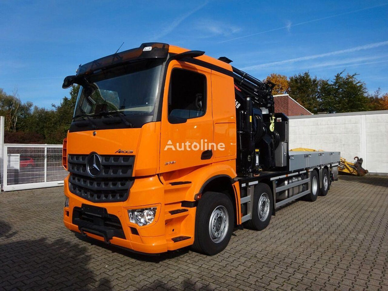 Mercedes-Benz Arocs 3751 - Flatbed+crane - Dropside/ Flatbed truck, Crane truck: picture 1 Mercedes-Benz Arocs 3751 - Flatbed+crane - Dropside/ Flatbed truck, Crane truck: picture 1