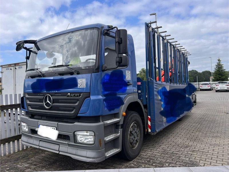 Mercedes-Benz Axor 1829 Palfinger hátsó daru PK 12002 klíma - Dropside/ Flatbed truck, Crane truck: picture 1 Mercedes-Benz Axor 1829 Palfinger hátsó daru PK 12002 klíma - Dropside/ Flatbed truck, Crane truck: picture 1