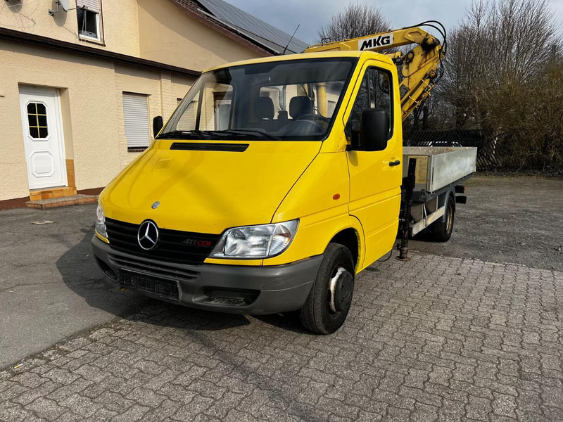 Mercedes-Benz Sprinter 411 CDI / Long flatbed / Crane - Open body delivery van: picture 1 Mercedes-Benz Sprinter 411 CDI / Long flatbed / Crane - Open body delivery van: picture 1