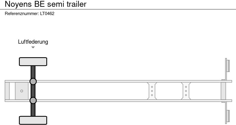 Curtainsider semi-trailer Noyens BE semi trailer: picture 17 Curtainsider semi-trailer Noyens BE semi trailer: picture 17