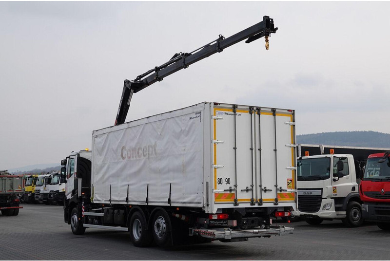 Renault C 380 / 6x2 / SKRZYNIOWY / HDS HIAB 138 B-3 WYSÓW 10,5 M / ROTAT - Curtainsider truck: picture 3 Renault C 380 / 6x2 / SKRZYNIOWY / HDS HIAB 138 B-3 WYSÓW 10,5 M / ROTAT - Curtainsider truck: picture 3