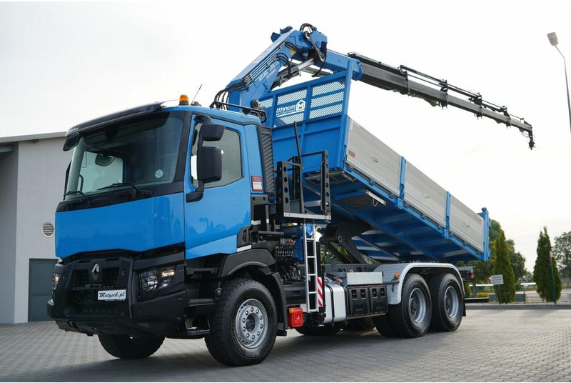 Renault C 430 - Tipper, Crane truck: picture 1 Renault C 430 - Tipper, Crane truck: picture 1