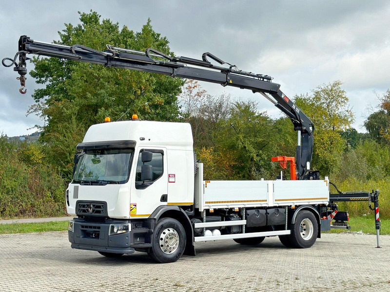 Renault C 430 * HIAB 122 B - 3 HIDUO + FUNK * TOP - Dropside/ Flatbed truck, Crane truck: picture 2 Renault C 430 * HIAB 122 B - 3 HIDUO + FUNK * TOP - Dropside/ Flatbed truck, Crane truck: picture 2