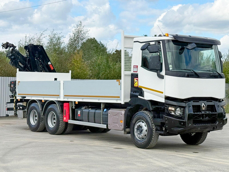 Renault C 430 *HIAB X - HIPRO 192 ES -4 + FUNK* 6x4 - Dropside/ Flatbed truck, Crane truck: picture 4 Renault C 430 *HIAB X - HIPRO 192 ES -4 + FUNK* 6x4 - Dropside/ Flatbed truck, Crane truck: picture 4