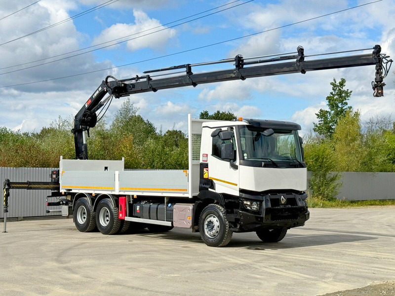 Renault C 430 *HIAB X - HIPRO 192 ES -4 + FUNK* 6x4 - Dropside/ Flatbed truck, Crane truck: picture 2 Renault C 430 *HIAB X - HIPRO 192 ES -4 + FUNK* 6x4 - Dropside/ Flatbed truck, Crane truck: picture 2
