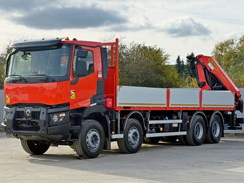 Renault C430 * PALFINGER PK 26002 - EH F + FUNK/ 8x4 - Dropside/ Flatbed truck, Crane truck: picture 3 Renault C430 * PALFINGER PK 26002 - EH F + FUNK/ 8x4 - Dropside/ Flatbed truck, Crane truck: picture 3