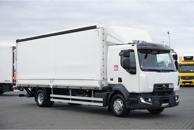 Renault D 16 / 280 / ACC / E 6 / BURTOFIRANKA + WINDA / ŁAD. 8 925 KG / - Curtainsider truck: picture 1 Renault D 16 / 280 / ACC / E 6 / BURTOFIRANKA + WINDA / ŁAD. 8 925 KG / - Curtainsider truck: picture 1