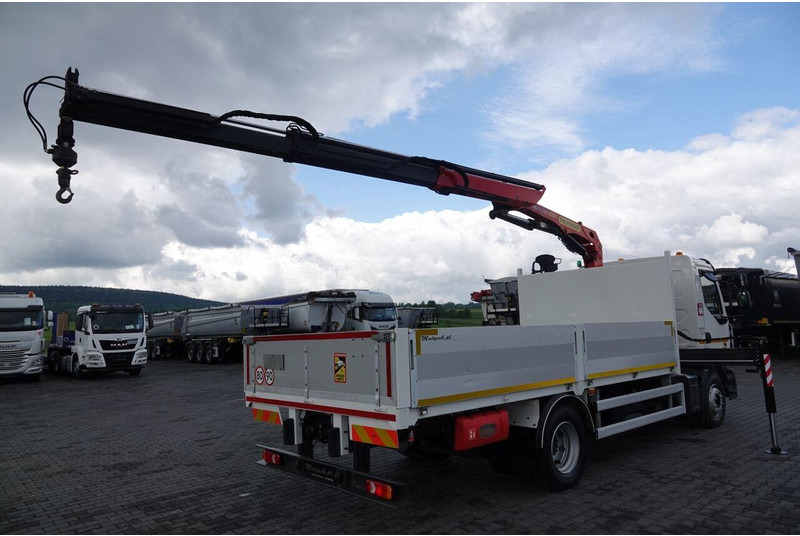 Dropside/ Flatbed truck, Crane truck Renault D 210/  4X2 / SKRZYNIOWY 5 M + HDS PALFINGER PK 8.501 SLD A / UD: picture 6