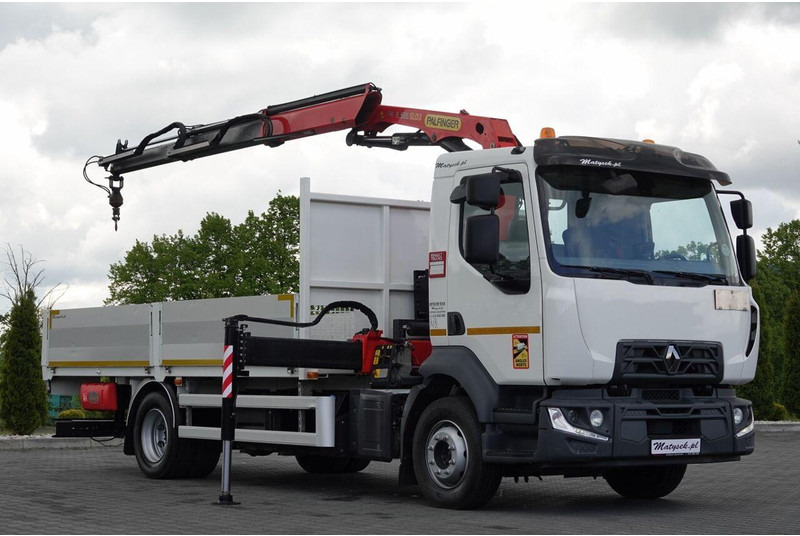 Dropside/ Flatbed truck, Crane truck Renault D 210/  4X2 / SKRZYNIOWY 5 M + HDS PALFINGER PK 8.501 SLD A / UD: picture 9