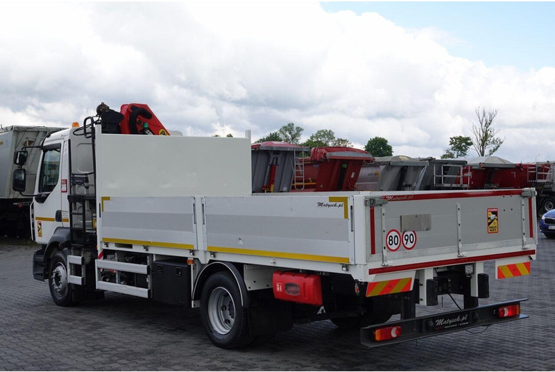 Dropside/ Flatbed truck, Crane truck Renault D 210/  4X2 / SKRZYNIOWY 5 M + HDS PALFINGER PK 8.501 SLD A / UD: picture 15