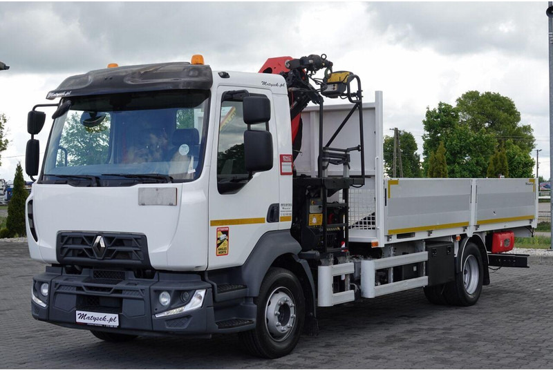 Dropside/ Flatbed truck, Crane truck Renault D 210/  4X2 / SKRZYNIOWY 5 M + HDS PALFINGER PK 8.501 SLD A / UD: picture 12