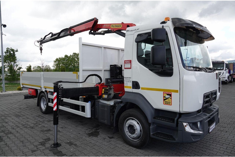 Dropside/ Flatbed truck, Crane truck Renault D 210/  4X2 / SKRZYNIOWY 5 M + HDS PALFINGER PK 8.501 SLD A / UD: picture 8