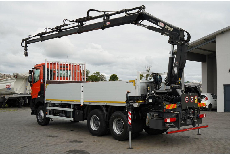 Renault K 380 / 6X4 / SKRZYNIOWY 6.2 M / + HDS HIAB 166 ES-4 / MAX UDŹWI - Dropside/ Flatbed truck, Crane truck: picture 3 Renault K 380 / 6X4 / SKRZYNIOWY 6.2 M / + HDS HIAB 166 ES-4 / MAX UDŹWI - Dropside/ Flatbed truck, Crane truck: picture 3
