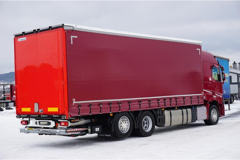 Renault T 380 / ACC / E 6 / FIRANKA + WINDA / 20 PALET / DŁ. 8,2 M / OŚ - Curtainsider truck: picture 5 Renault T 380 / ACC / E 6 / FIRANKA + WINDA / 20 PALET / DŁ. 8,2 M / OŚ - Curtainsider truck: picture 5