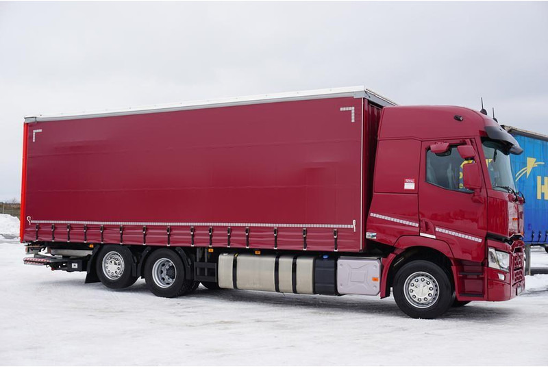 Renault T 380 / ACC / E 6 / FIRANKA + WINDA / 20 PALET / DŁ. 8,2 M / OŚ - Curtainsider truck: picture 4 Renault T 380 / ACC / E 6 / FIRANKA + WINDA / 20 PALET / DŁ. 8,2 M / OŚ - Curtainsider truck: picture 4