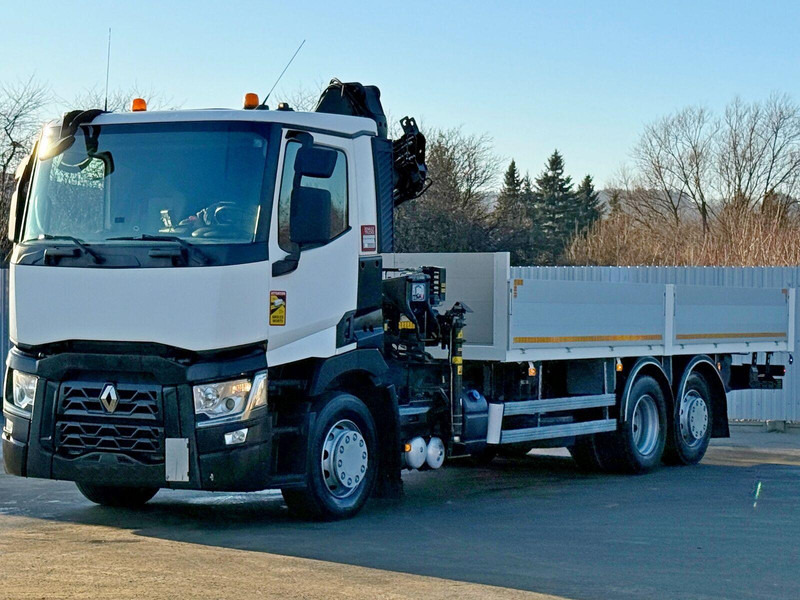 Renault T 380 - Dropside/ Flatbed truck, Crane truck: picture 4 Renault T 380 - Dropside/ Flatbed truck, Crane truck: picture 4