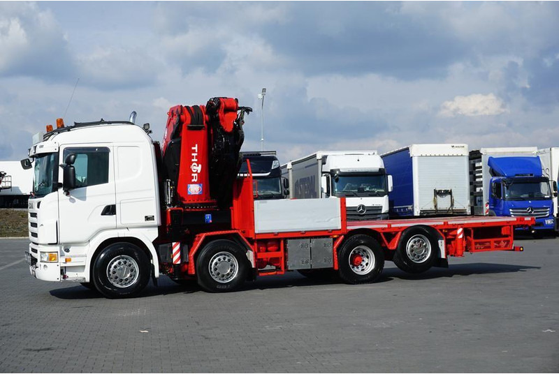 Scania G 480 / 8 X 2 / SKRZYNIOWY + HDS / HMF THOR - O K6 + JIB FJ 2000 - Dropside/ Flatbed truck, Crane truck: picture 4 Scania G 480 / 8 X 2 / SKRZYNIOWY + HDS / HMF THOR - O K6 + JIB FJ 2000 - Dropside/ Flatbed truck, Crane truck: picture 4