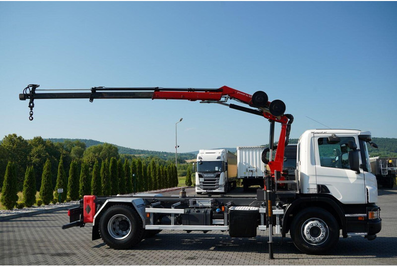 Scania P 280 / 4X2 / SIŁOWNIK DO WYWROTU / + HDS HMF 635 / UDŹWIG 1 500 - Tipper: picture 5 Scania P 280 / 4X2 / SIŁOWNIK DO WYWROTU / + HDS HMF 635 / UDŹWIG 1 500 - Tipper: picture 5