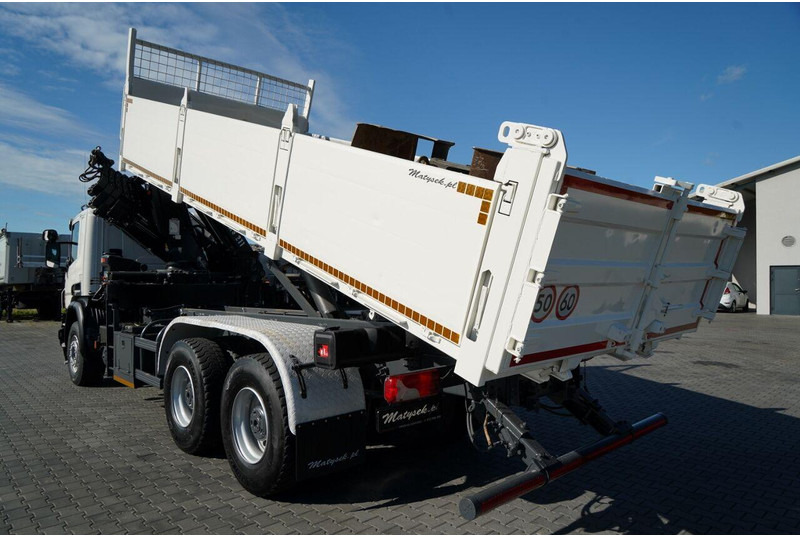 Scania P 410 / 6x4 / WYWROTKA - 6 M + HDS HIAB XS 211 / STEROWANIE RADI - Tipper, Crane truck: picture 2 Scania P 410 / 6x4 / WYWROTKA - 6 M + HDS HIAB XS 211 / STEROWANIE RADI - Tipper, Crane truck: picture 2