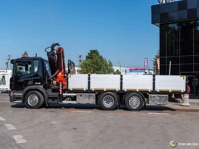 Dropside/ Flatbed truck, Crane truck Scania P270 6x2 PALFINGER PK 20002 HDS Crane Rotator: picture 12