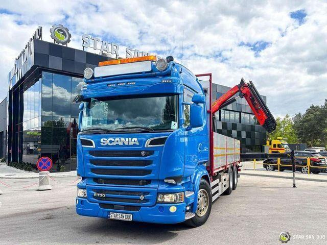 Scania R730 6X4 PALFINGER PK 33002 EH Crane - Dropside/ Flatbed truck, Crane truck: picture 1 Scania R730 6X4 PALFINGER PK 33002 EH Crane - Dropside/ Flatbed truck, Crane truck: picture 1