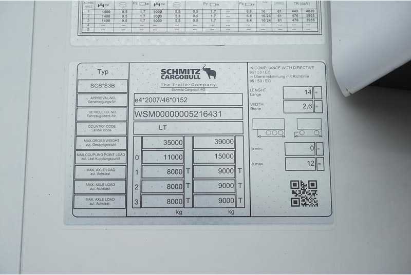 Refrigerator semi-trailer Schmitz Cargobull / CHŁODNIA / TK SLX 300: picture 11