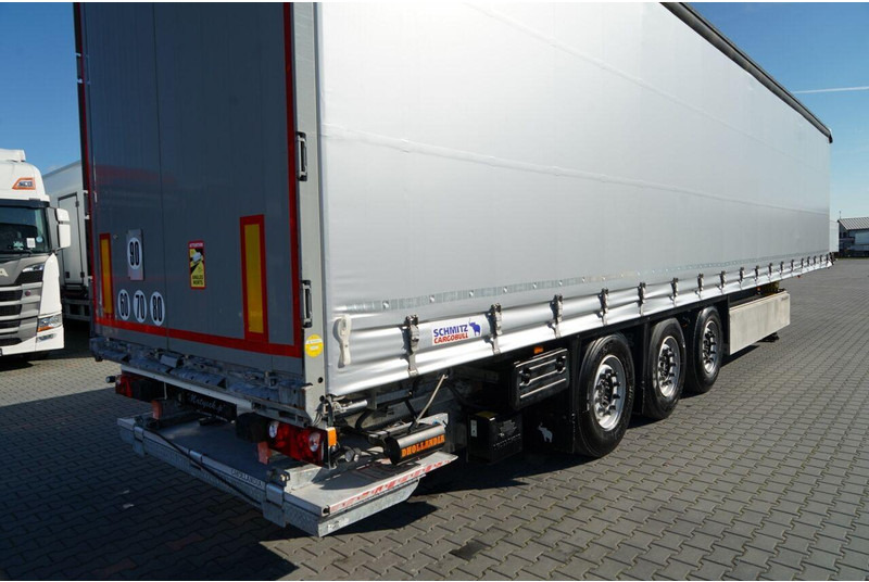 Curtainsider semi-trailer Schmitz Cargobull FIRANKA / WINDA ZAŁADOWCZA / 2x OŚ PODNOSZONA / KOSZ NA PALETY: picture 13