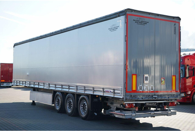 Curtainsider semi-trailer Schmitz Cargobull FIRANKA / WINDA ZAŁADOWCZA / 2x OŚ PODNOSZONA / KOSZ NA PALETY: picture 6