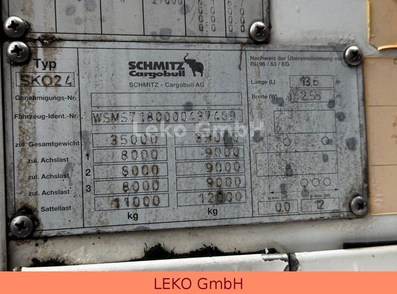Closed box semi-trailer Schmitz Cargobull SKO 24: picture 13