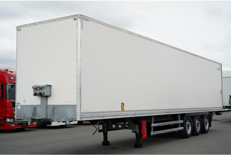 Trouillet KONTENER / KOFFER / DWIE OSIE PODNOSZONE / SAF / BARDZO MOCNA - Closed box semi-trailer: picture 1 Trouillet KONTENER / KOFFER / DWIE OSIE PODNOSZONE / SAF / BARDZO MOCNA - Closed box semi-trailer: picture 1