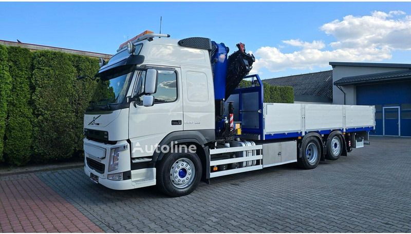 Volvo FM 500 - Flatbed+crane 6x2 - Dropside/ Flatbed truck, Crane truck: picture 2 Volvo FM 500 - Flatbed+crane 6x2 - Dropside/ Flatbed truck, Crane truck: picture 2