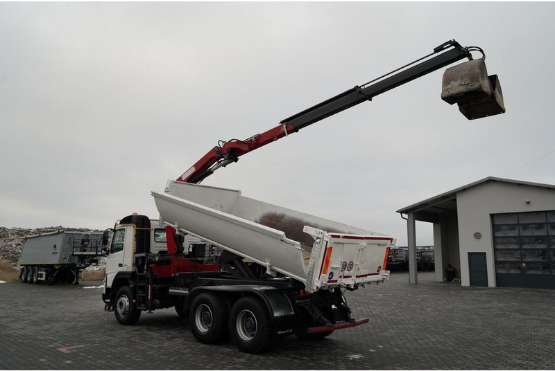 Volvo FMX 380 / 6x4 / WYWROTKA + HDS HMF 1820 K2 / HYDROBURTA / STEROW - Tipper, Crane truck: picture 3 Volvo FMX 380 / 6x4 / WYWROTKA + HDS HMF 1820 K2 / HYDROBURTA / STEROW - Tipper, Crane truck: picture 3