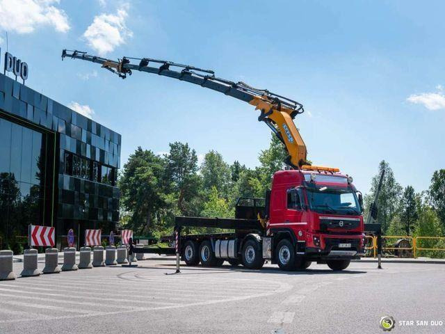Volvo FMX 500 8x2 Effer 585 Fly Jib Winch Crane Kran - Dropside/ Flatbed truck, Crane truck: picture 4 Volvo FMX 500 8x2 Effer 585 Fly Jib Winch Crane Kran - Dropside/ Flatbed truck, Crane truck: picture 4