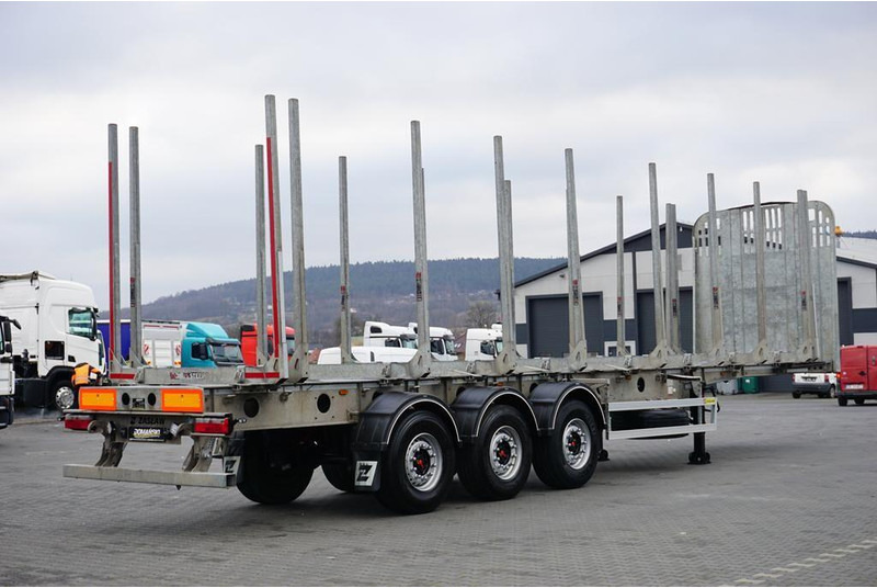 Zaslaw KŁONICOWA / DO DREWNA / WAGA 6 400 KG / OŚ PODNOSZONA - Logging trailer: picture 5 Zaslaw KŁONICOWA / DO DREWNA / WAGA 6 400 KG / OŚ PODNOSZONA - Logging trailer: picture 5