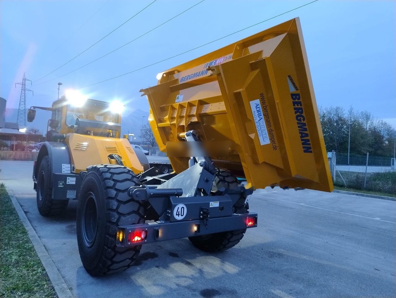 New Articulated dumper Bergmann C815s: picture 8