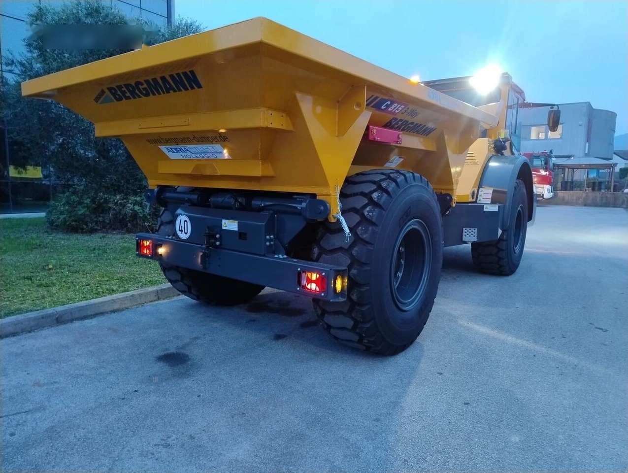 New Articulated dumper Bergmann C815s: picture 7
