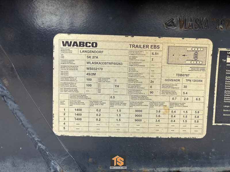 Langendorf SK27A KIPPER STEEL/ALU 28m3 - BELGIUM TRAILER - ALU FELGEN - DRUM BRAKES - Tipper semi-trailer: picture 4 Langendorf SK27A KIPPER STEEL/ALU 28m3 - BELGIUM TRAILER - ALU FELGEN - DRUM BRAKES - Tipper semi-trailer: picture 4