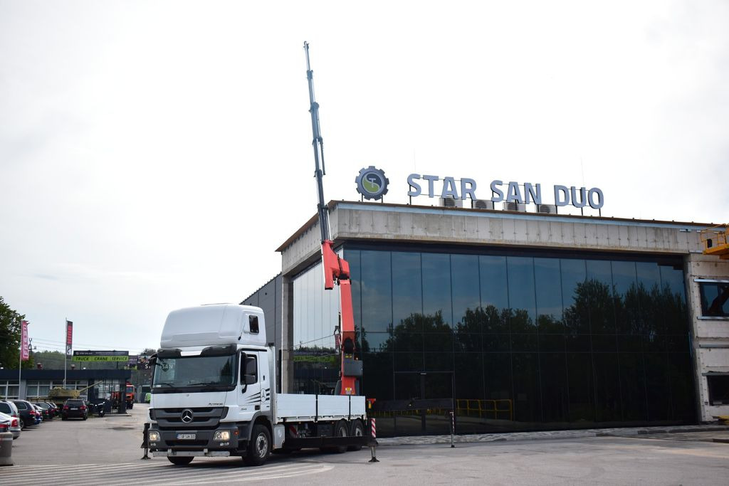 Mercedes-Benz ACTROS 2546 6x2 Palfinger PK 50002 EURO 5 Cran . - Crane truck, Dropside/ Flatbed truck: picture 1 Mercedes-Benz ACTROS 2546 6x2 Palfinger PK 50002 EURO 5 Cran . - Crane truck, Dropside/ Flatbed truck: picture 1