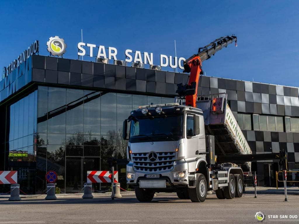 Mercedes-Benz AROCS 2651 6x6 PALFINGER PK 34002 CRANE KIPER - Tipper: picture 1 Mercedes-Benz AROCS 2651 6x6 PALFINGER PK 34002 CRANE KIPER - Tipper: picture 1