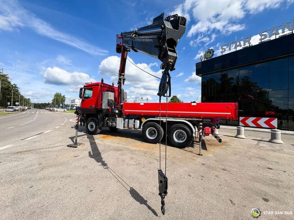 Mercedes-Benz  AROCS 3345 6x6 HMF 3220 Winch Crane tipper - Crane truck: picture 4 Mercedes-Benz  AROCS 3345 6x6 HMF 3220 Winch Crane tipper - Crane truck: picture 4