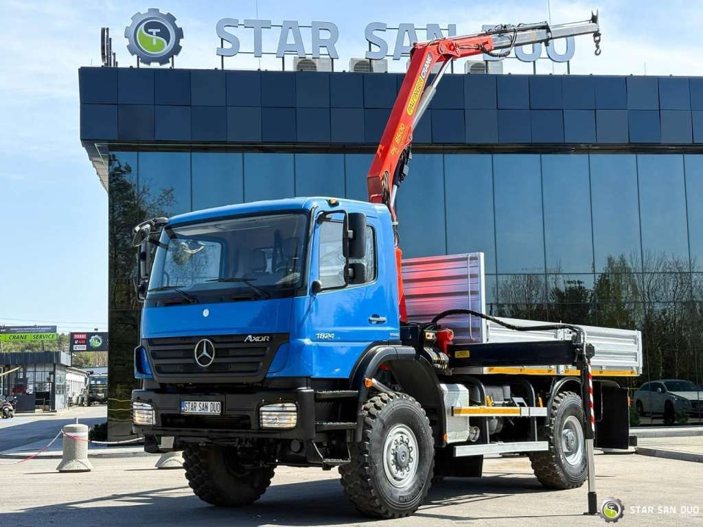 Mercedes-Benz AXOR 1824 4x4 PALFINGER PK 8500 Crane Kran - Crane truck: picture 1 Mercedes-Benz AXOR 1824 4x4 PALFINGER PK 8500 Crane Kran - Crane truck: picture 1