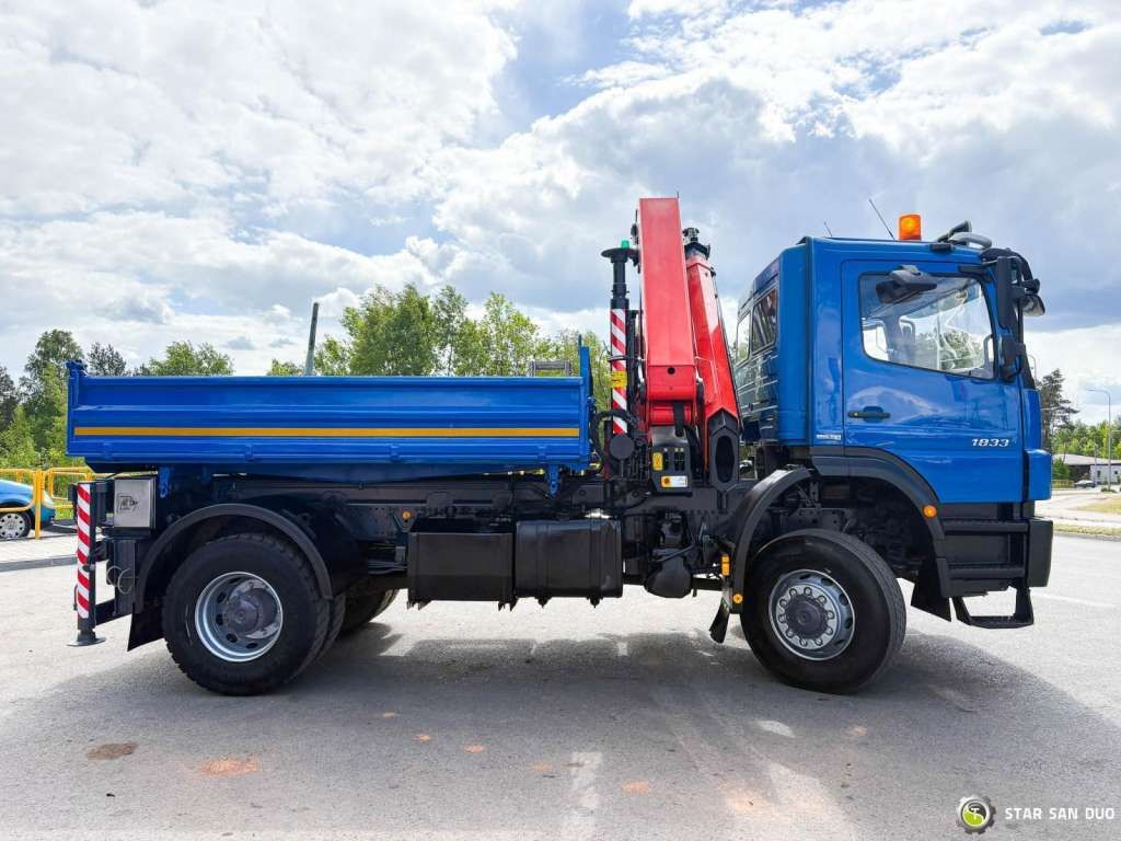 Crane truck Mercedes-Benz  AXOR 1833 4x4 Palfinger PK 22002 EH Crane Winch: picture 9