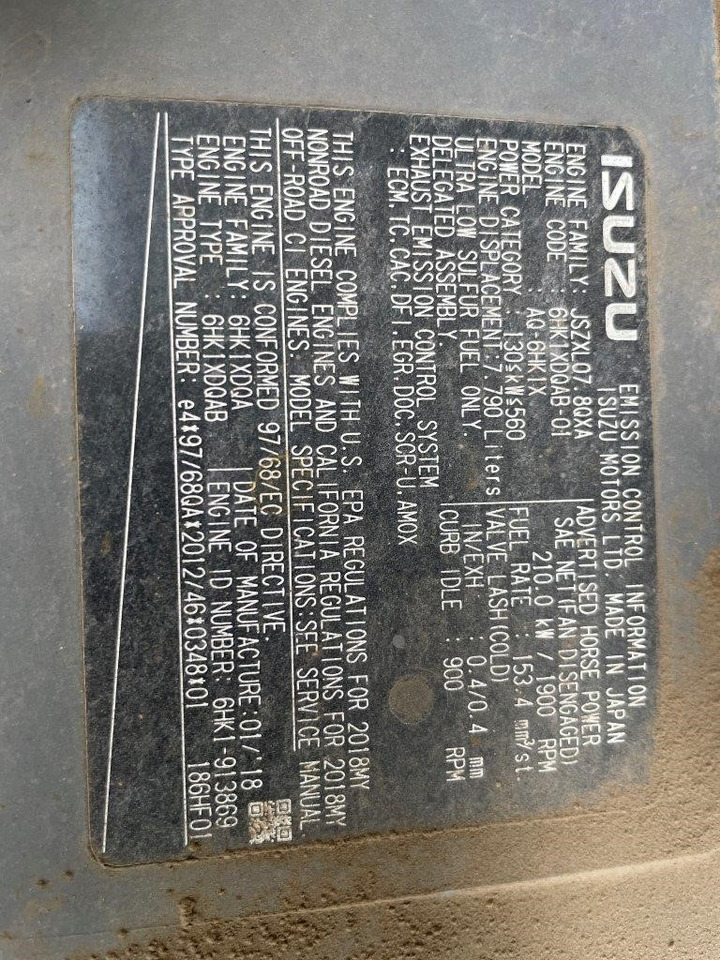 Crawler excavator HITACHI ZX350 LCN - 6: picture 15