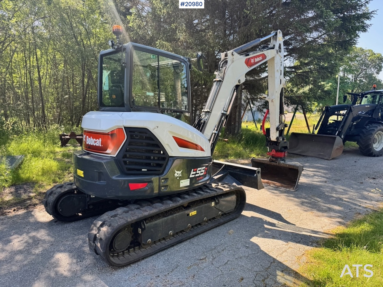 Bobcat E55Z Minigraver m/ Rototilt og 2 skuffer. 230 timer! - Mini excavator: picture 3 Bobcat E55Z Minigraver m/ Rototilt og 2 skuffer. 230 timer! - Mini excavator: picture 3