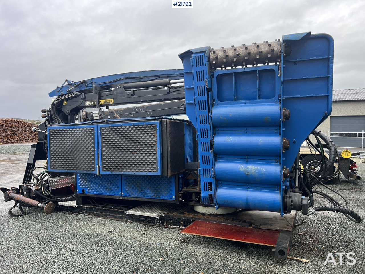 Bruks 806st Bio tre kverner m/ Epsilon palfinger m120l97 tømmerkrane - Wood chipper: picture 4 Bruks 806st Bio tre kverner m/ Epsilon palfinger m120l97 tømmerkrane - Wood chipper: picture 4