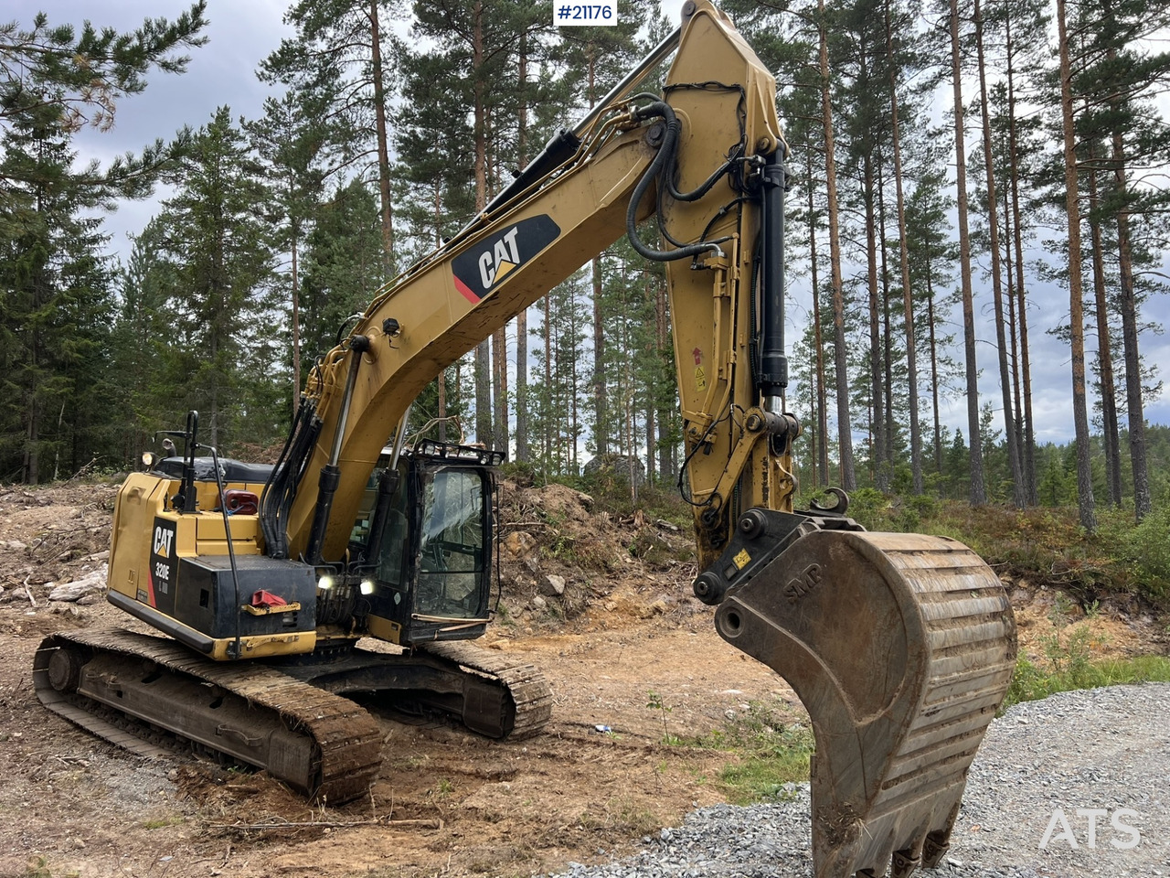 Crawler excavator Caterpillar 320 ELRR gravemaskin m/ tannskuffe SE VIDEO: picture 6
